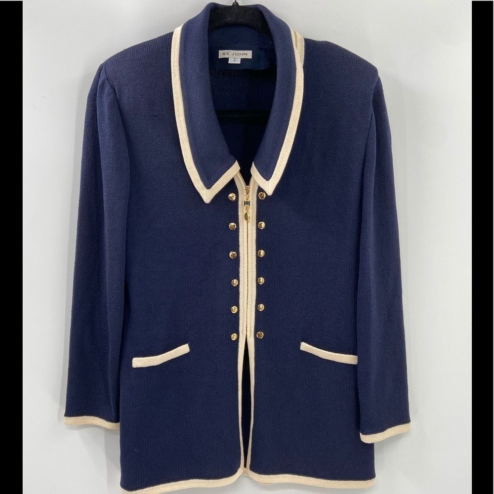 St. John Knit Jacket Sz 2